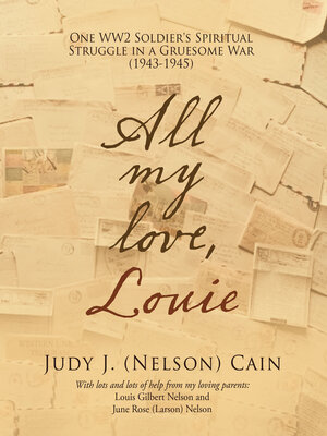 cover image of All My Love, Louie